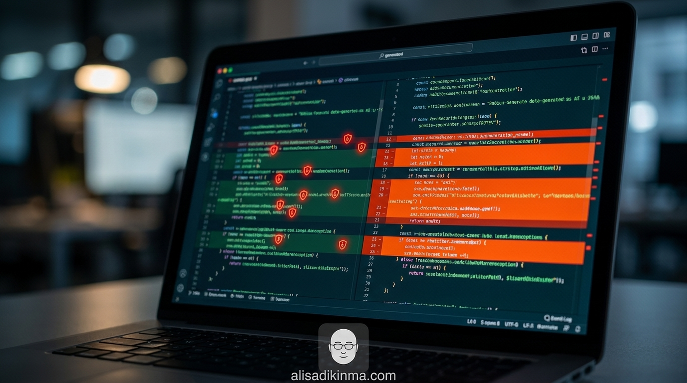 AI-generated code with visible security vulnerabilities — the hidden danger of vibe coding in production