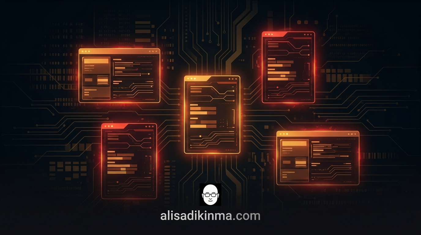 Five glowing data cards in dramatic arrangement — visualizing the alarming industry-wide scale of AI jailbreak attacks in 2026