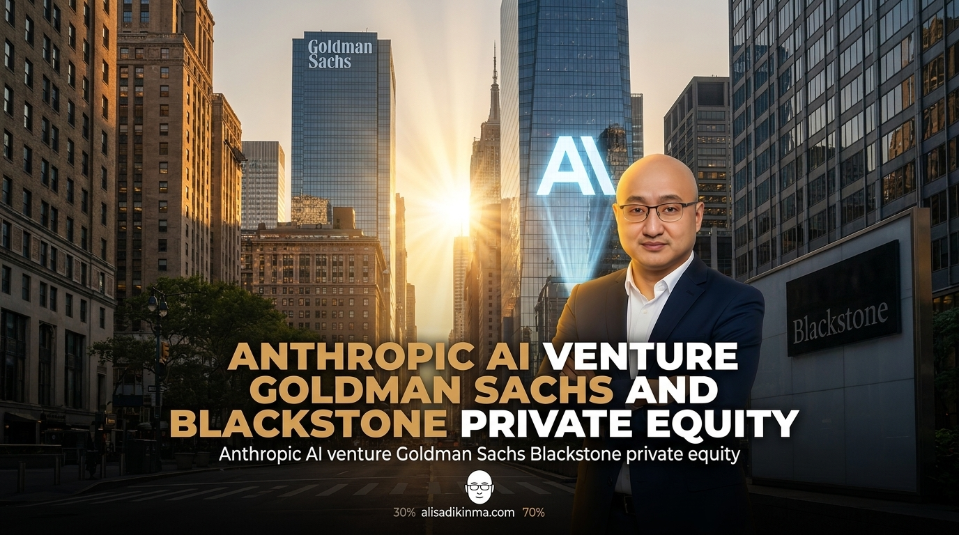 Anthropic AI Venture Goldman Sachs Blackstone Private Equity