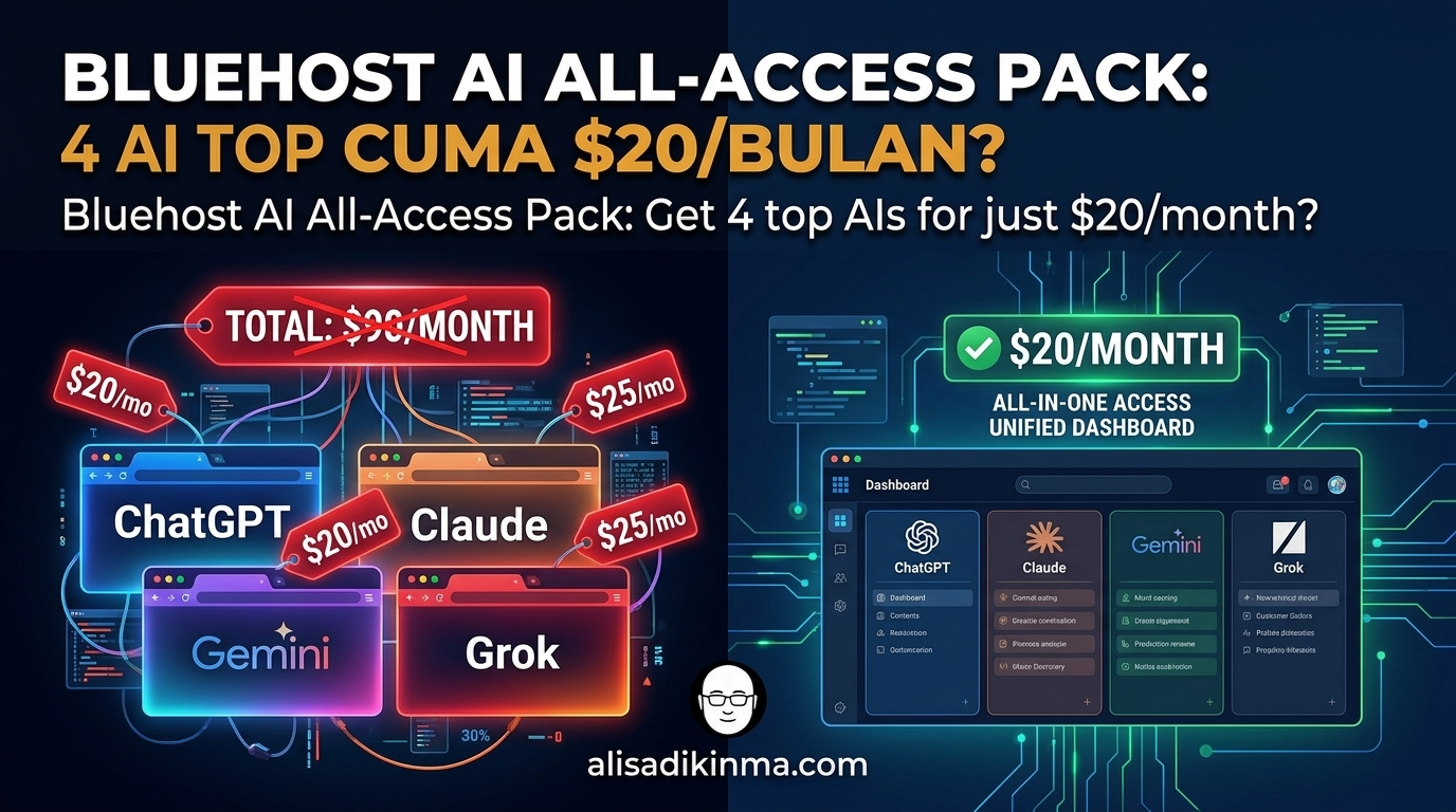 Bluehost AI All-Access Pack: 4 AI Top Cuma $20/Bulan?